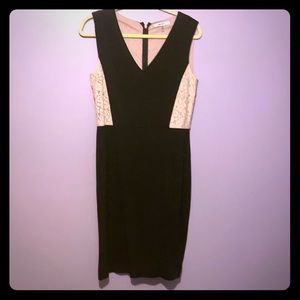 DKNYC Black and Nude Lace Dress